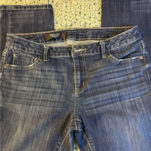 Simply Vera Vera Wang Dark Blue Ankle Jeans